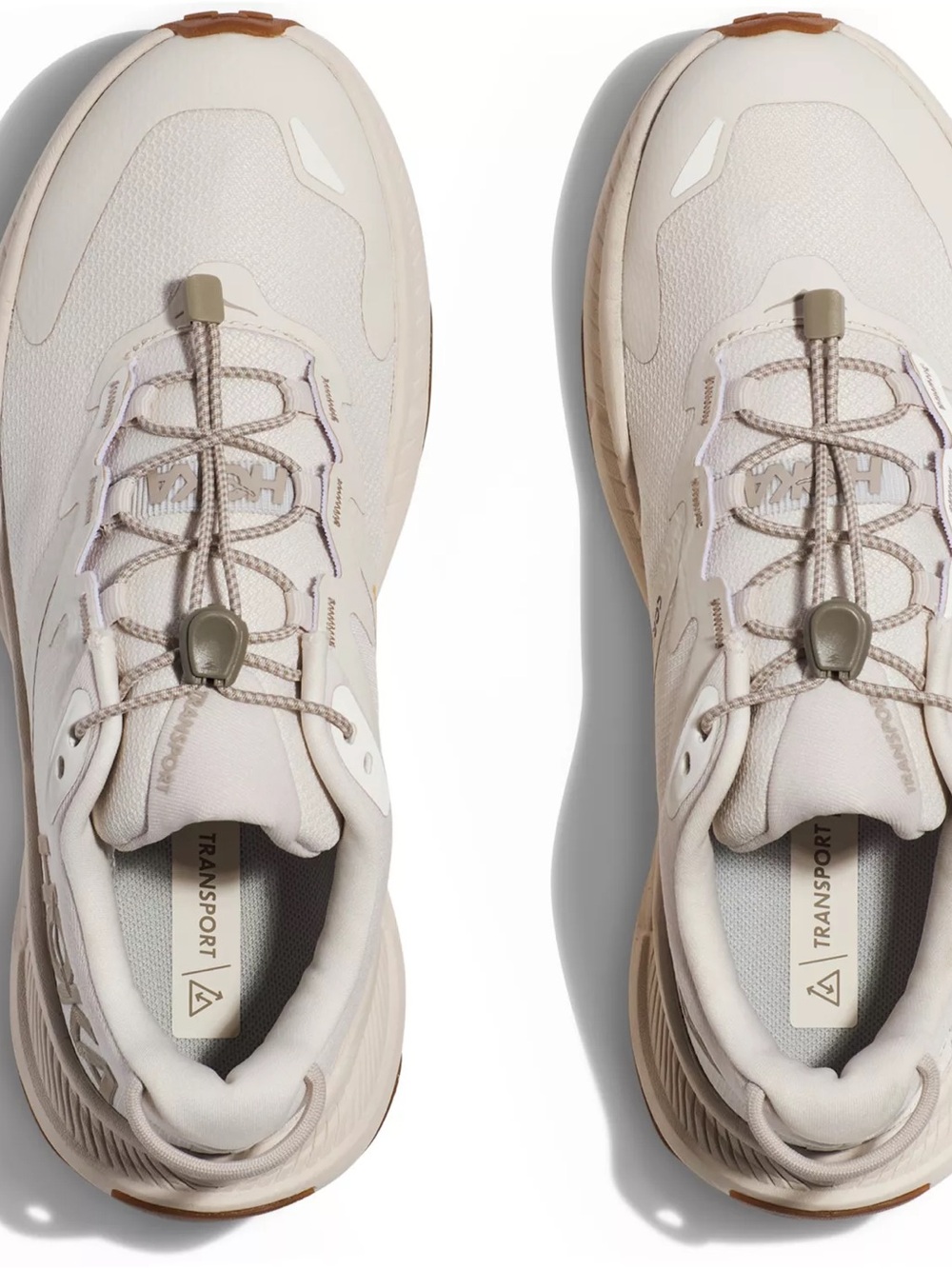 Hoka Women's Transport Sneaker in Eggnog - Picture 2 of 9